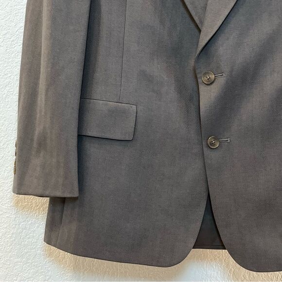 Christian Dior Monsieur Wool 2 Button Suit Jacket Blazer in Taupe size 42R - Picture 4 of 14